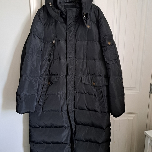 LINMUFEI long maxi down quilted parka coat black cozy winter puffy ladies XXL? - Picture 9 of 16